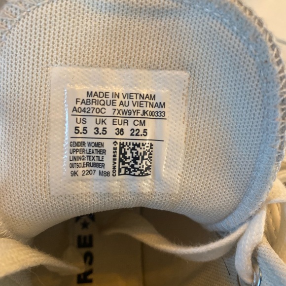 Leather Converse High-Top Sneakers - Picture 7 of 7